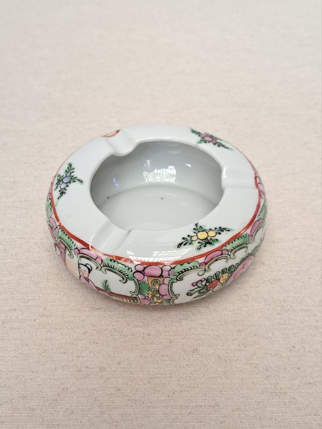 Cenicero Porcelana Macao