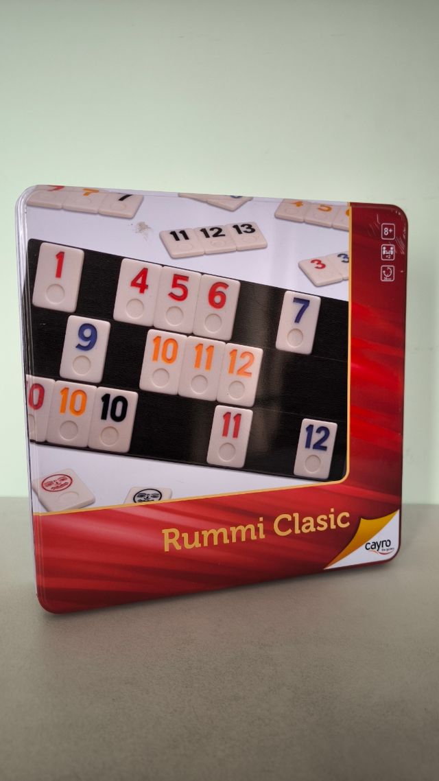 Juego Rummi Clásico Caja Metal