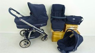 Carro Bebecar 3 piezas: silla, capazo y maxicosi