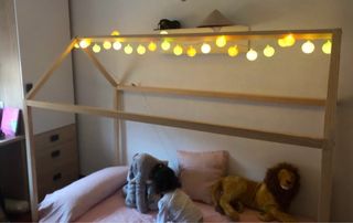 Cama casita Montessori para niños