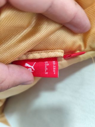 Chaqueta Puma Vintage Dorada Talla M