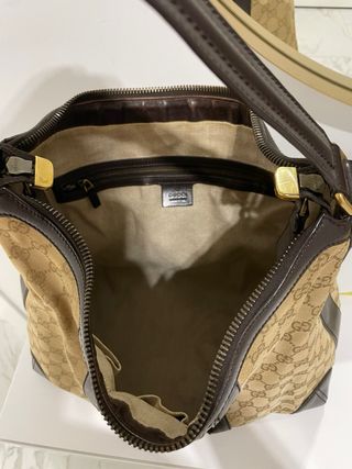 Bolso Tote Gucci GG Monogram Beige/Marrón