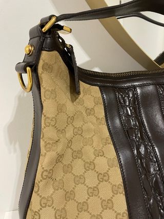 Bolso Tote Gucci GG Monogram Beige/Marrón