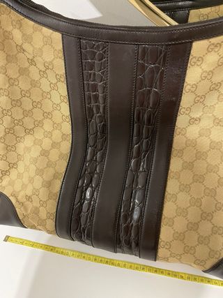 Bolso Tote Gucci GG Monogram Beige/Marrón