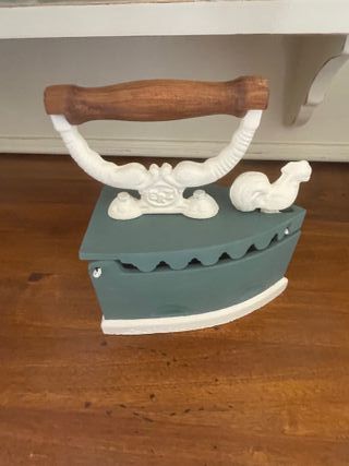 Ferro da stiro Vintage Blue in ghisa