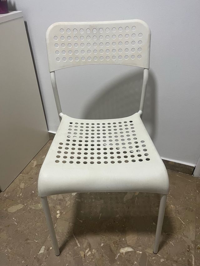 Silla Blanca Escritorio/Comedor
