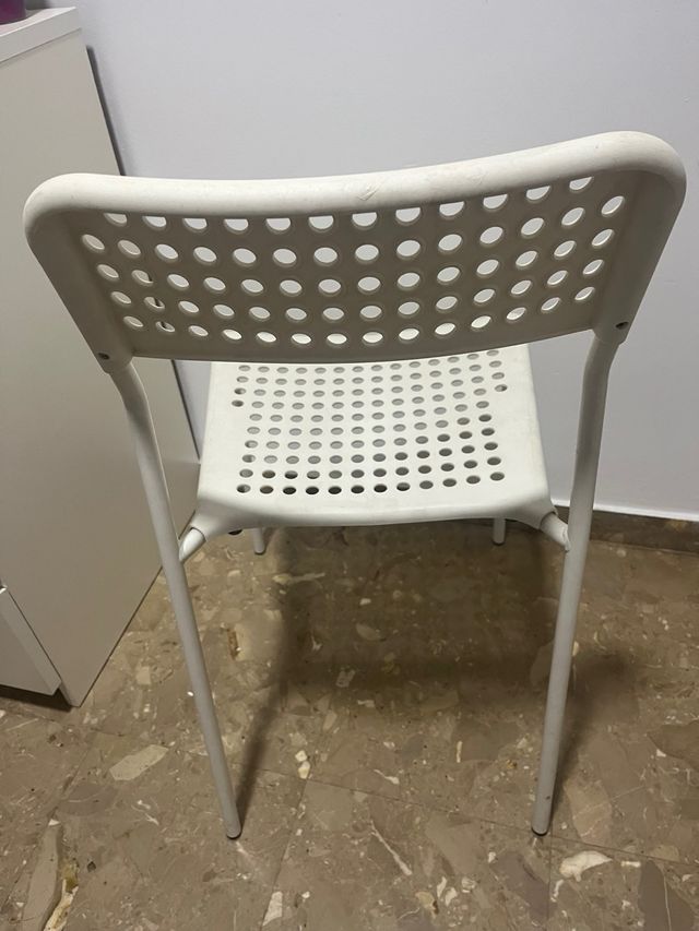 Silla Blanca Escritorio/Comedor
