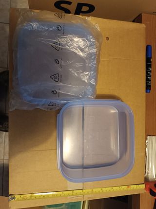 Biscottiera Tupperware Blu Trasparente