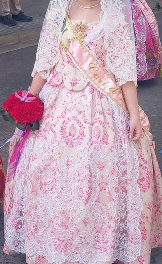 Traje de Fallera Niña 8-10 años.