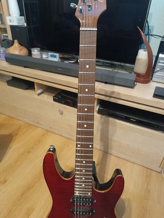 Harley Benton Fusion III Guitarra Eléctrica Roja