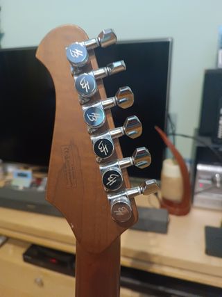 Harley Benton Fusion III Guitarra Eléctrica Roja