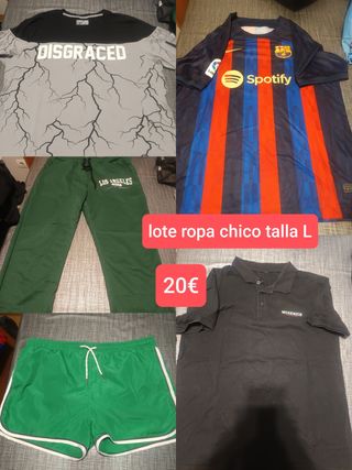 Lote Ropa Chico Talla L