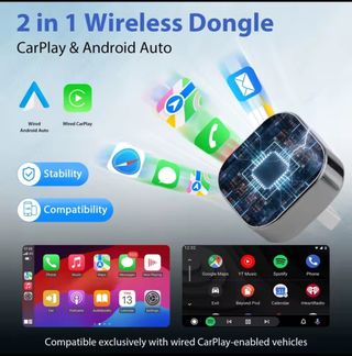 Adaptador CarPlay / Android Auto Inalámbrico
