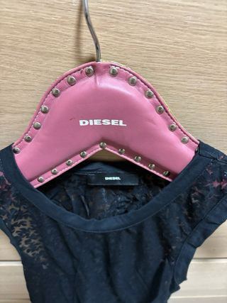 Top Diesel Negro Encaje