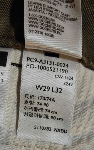 2 pantalones hombre T29
