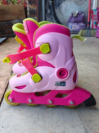 Patines en línea infantiles rosas