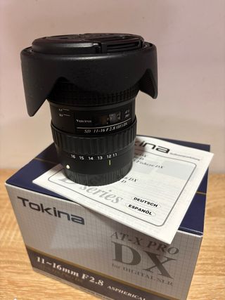 Objetivo Tokina AT-X 116 PRO DX 11-16 f/2.8 Canon