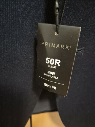 Chaqueta de vestir azul elegante Slim fit