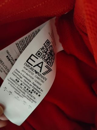 Pantalón chándal Armani Hombre Naranja