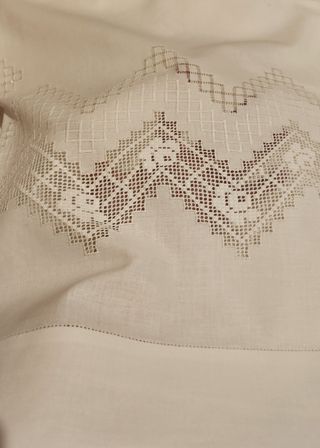 2 Lenzuola Sfilato Siciliano