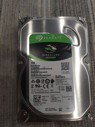 Disco Duro Seagate Barracuda 1TB SATA