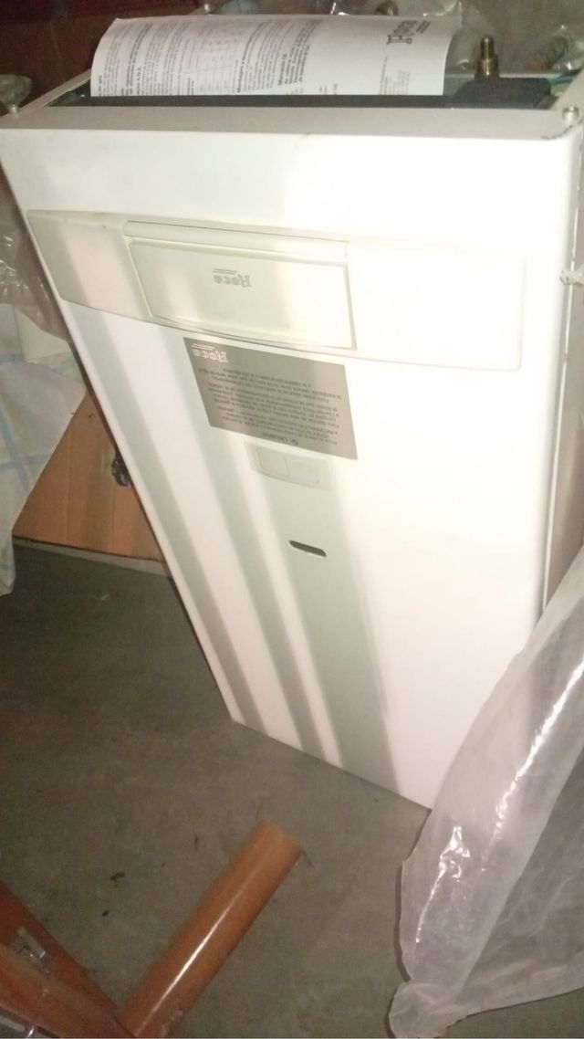 Caldera de gas Roca blanco