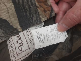 Macacão térmico camuflado para esperas