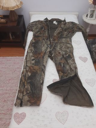 Macacão térmico camuflado para esperas