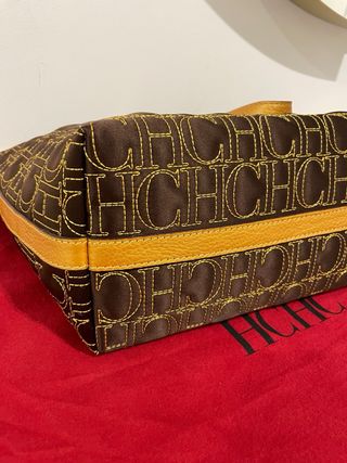 Bolso Tote Shopping CH Marrón y dorado
