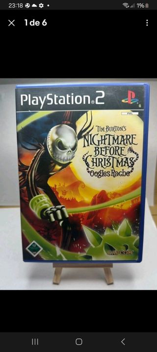 Juego PS2 pesadilla antes de Navidad, Tim Burton's