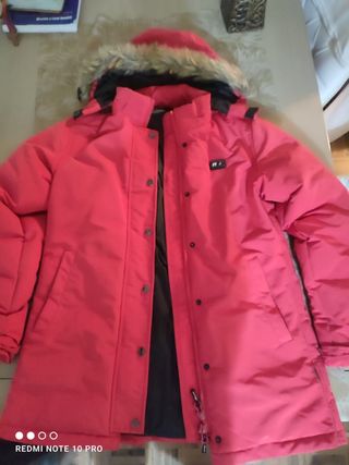 Chaquetón Joluvi Invierno Calefactora Rojo