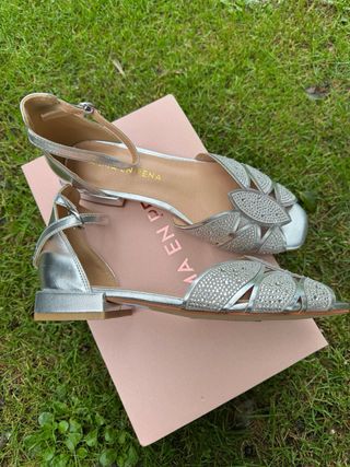 Sandalias Alma en Pena Talla 37 Plata