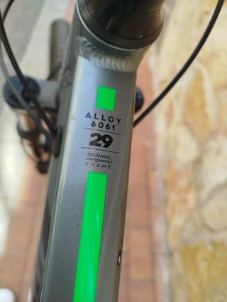 Bicicleta Megamo Gris y Verde