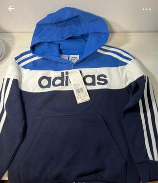 Sudadera Adidas Azul y Blanca
talla 7/8 años 128