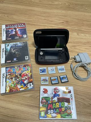 Nintendo 3DS Negra + 10 Juegos