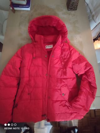 Chaqueta de invierno KELREBEC roja talla S