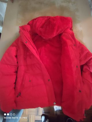 Chaqueta de invierno KELREBEC roja talla S