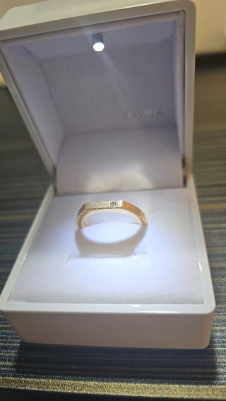 Anillo de Boda Vermeil Amarillo 18k