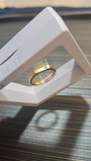 Anillo de Boda Vermeil Amarillo 18k
