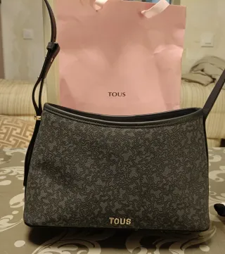Bolso bandolera Tous gris