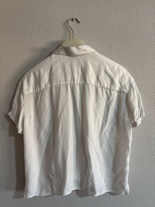 Camisa blanca manga corta