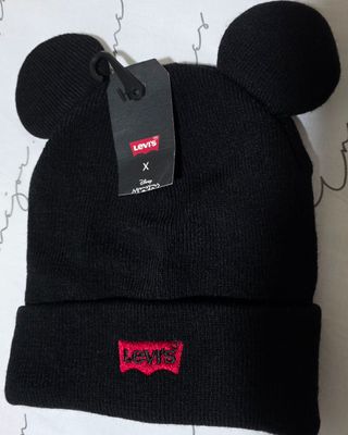 Gorro Levi's Negro con Orejas de Mickey