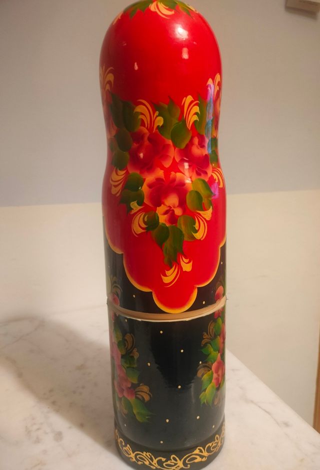 Matrioska porta bottiglia vino o liquore