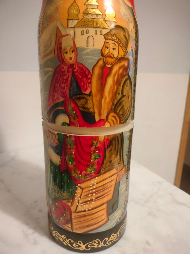 Matrioska porta bottiglia vino o liquore