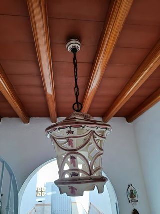 Lámpara de techo cerámica vintage