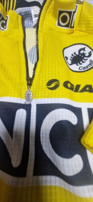 Maillot Ciclismo ONCE Deutsche Bank Amarillo