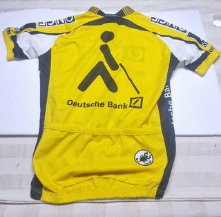 Maillot Ciclismo ONCE Deutsche Bank Amarillo