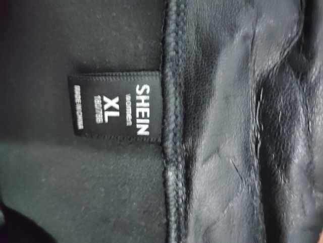 Falda charol asimétrica SHEIN XL