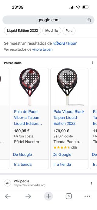 Pala Padel Vibora Taipan Edicion Carbon 