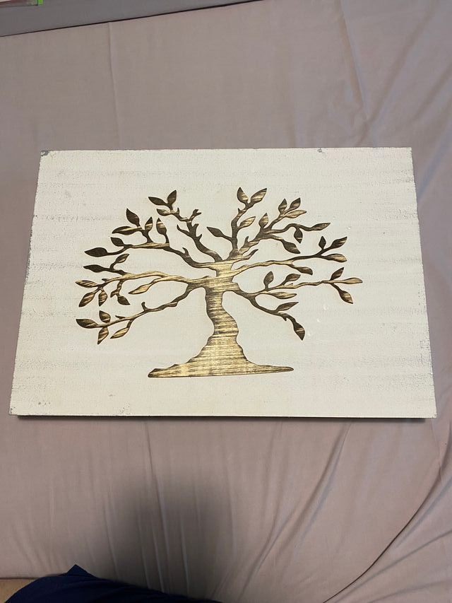 DECORACiON CUBRE CUADRO LUZ MADERA